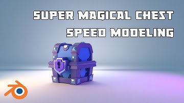 Clash Royale SuperMagicalChest - Speed Modeling [Blender]