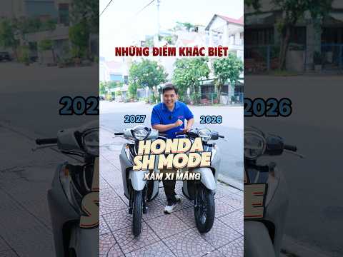 Anh em thấy điểm khác nhau của hai đời SH Mode này chưa?👀#shmode2027 #shmode2026 #fyp #minhlongmotor