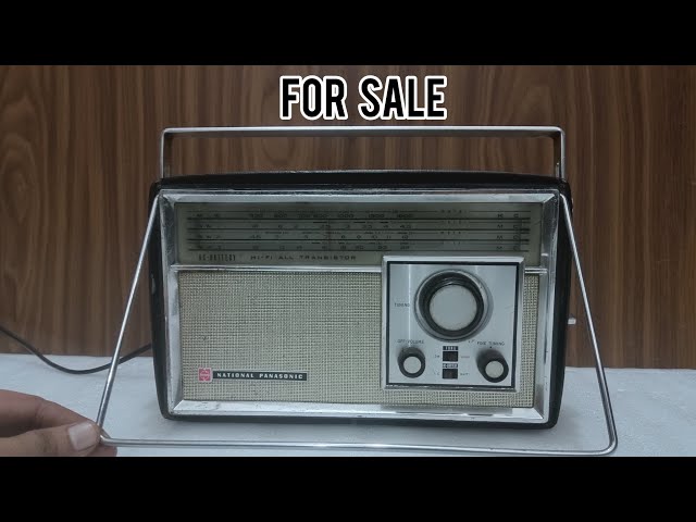 9310741161) NATIONAL PANASONIC R441-B RADIO - YouTube