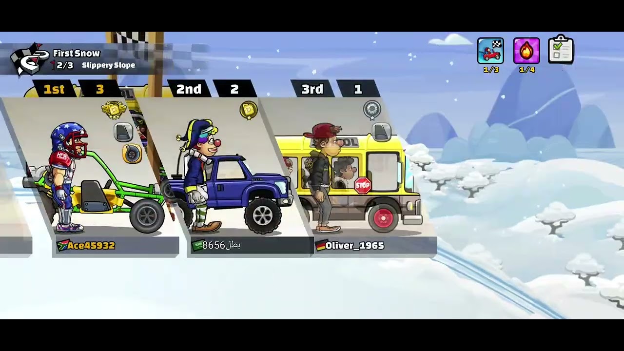 Hillclimbracing2 let it snow