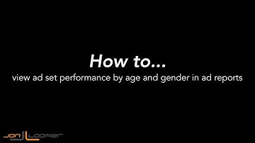 How to Isolate Facebook Ad Performance by Age/Gender (Quick, Silent Tutorial)