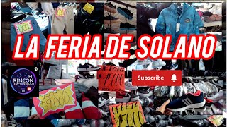 LA FERIA DE SOLANO SE LLEVAN TODAS LAS OFERTAS EN CAMPERAS ROPA CALZADO