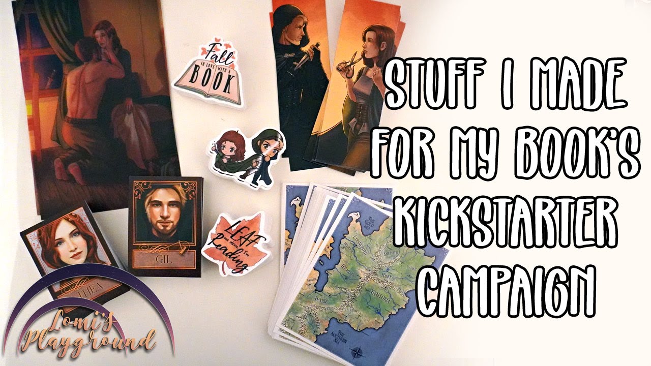 Everything I made for my book's Kickstarter campaign (Including a new doll)