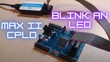 MAX II CPLD Development Board LED Blink