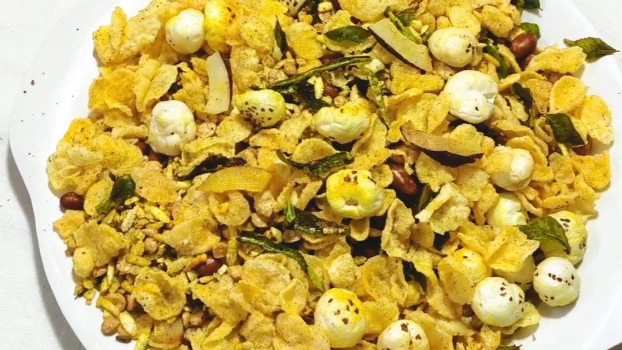 होली स्पेशल स्वादिष्ट और क्रंची मिक्चर 😋😋#food #Malti Rajput09 