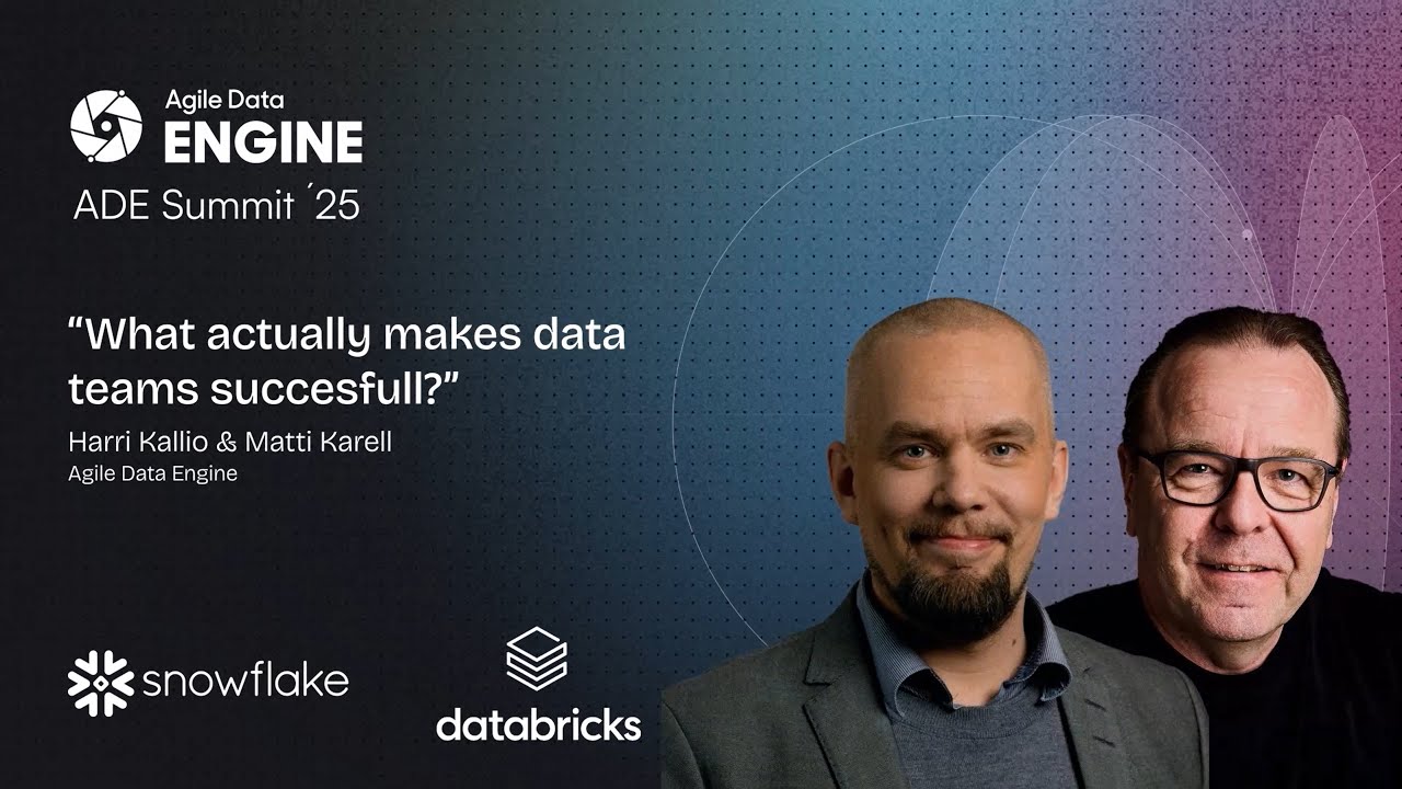 Agile Data Engine | ADE Summit 2025 | ADE Keynote - Success at Scale