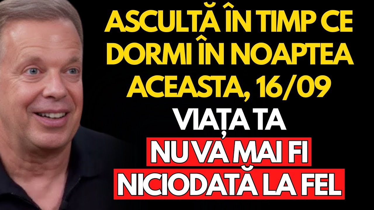 Cel mai PUTERNIC MESAJ pentru reprogramarea subconștientului în timp ce dormi | Dr. Joe Dispenza