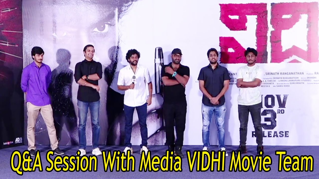 Q&A Session With Media VIDHI Movie Team At Press Meet | 