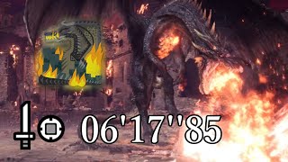 【MHW:IB】伝説の黒龍 ミラボレアス 非火事場 片手剣 ソロ 06'17''85