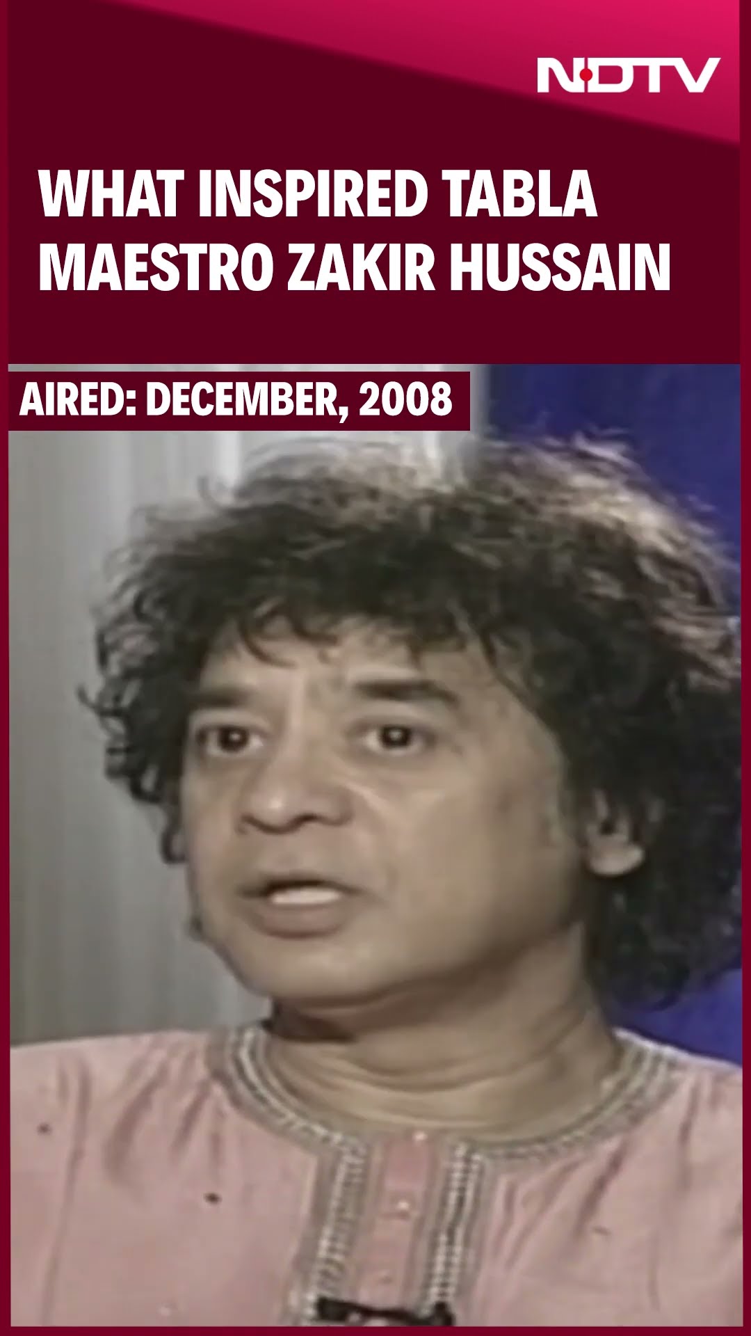 Zakir Hussain News | What Inspired Tabla Maestro Zakir Hussain