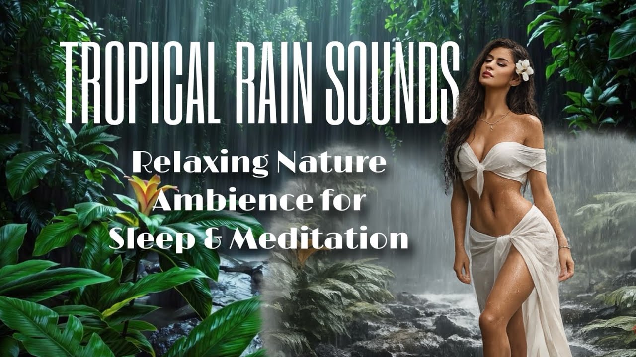 Tropical Rain Sounds 🌧 | Relaxing Nature Ambience for Sleep & Meditation