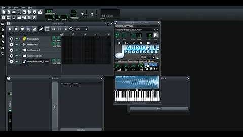 How to make riser effect on LMMS by using reverse