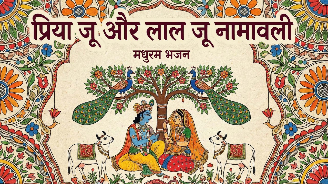 प्रिया जू और लाल जू नामावली with Lyrics | Priya Ju aur Laal Ju Namavali | Premanand Ji Maharaj
