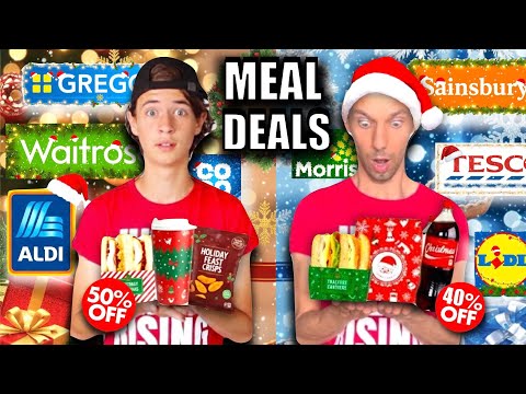 We Bought & Tried Every Christmas Meal Deal We Could Find! 😋 Huge Savings!!!!