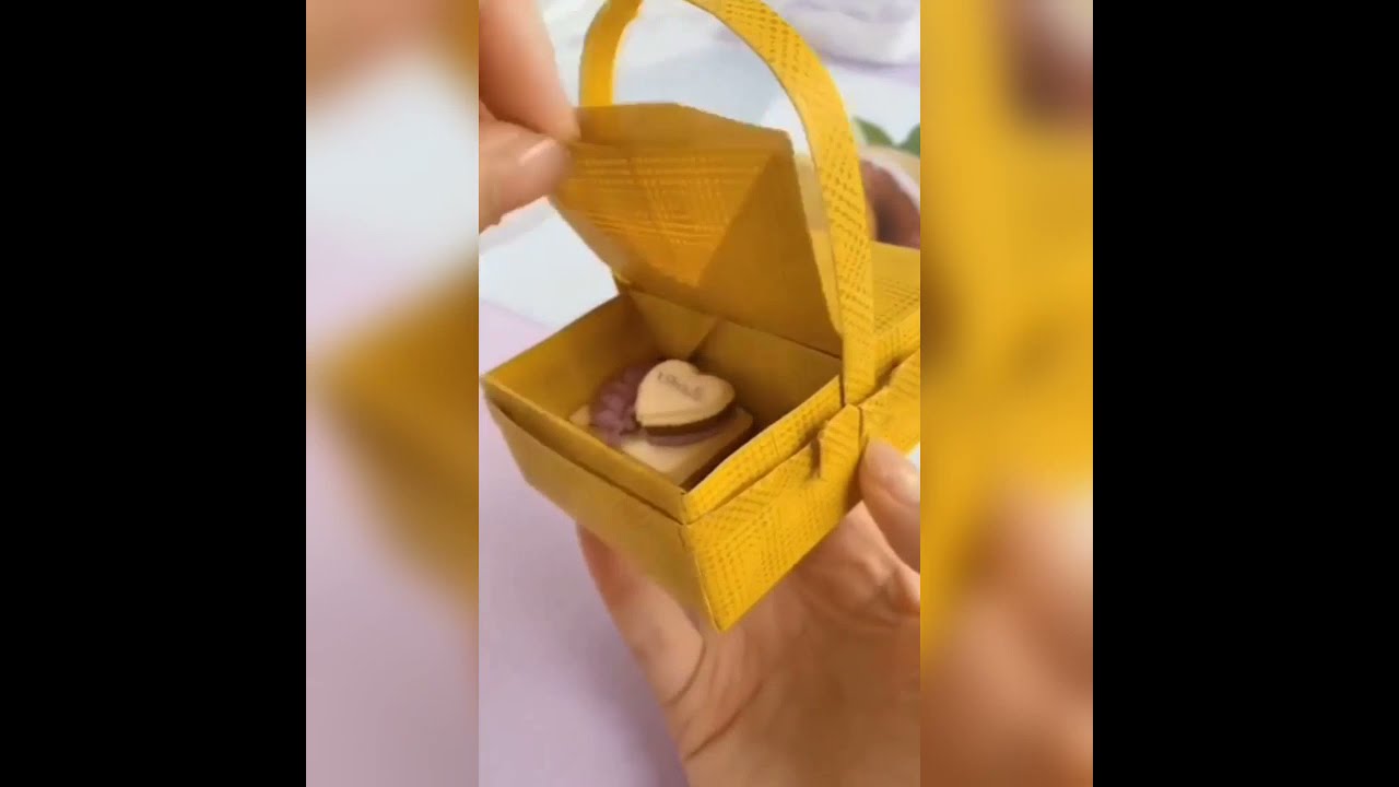Paper box🎁 ideas || paper bucket diy craft ||