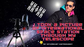 International Space Station Through My Telescope | live ISS Tracking |  2023