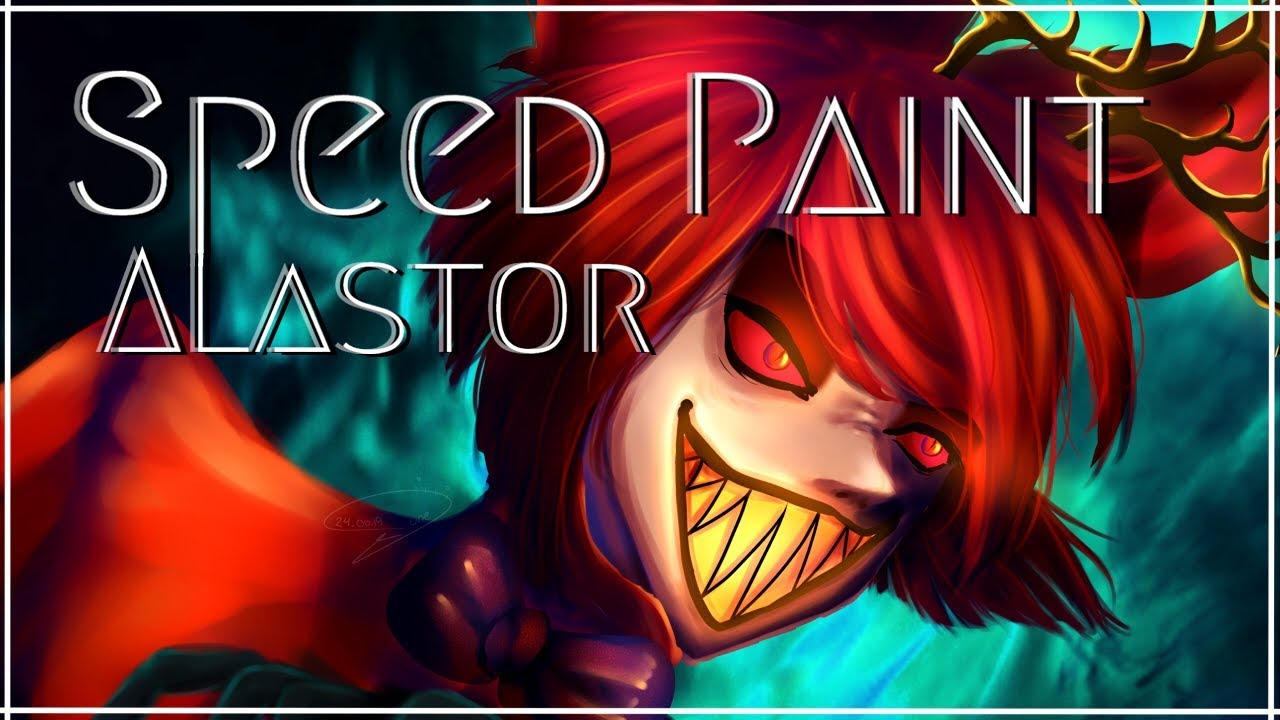 ALASTOR (HAZBIN HOTEL) || SPEED PAINT german to english translation