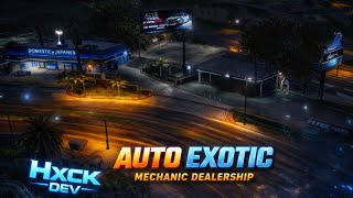 FREE Auto Exotic Mechanic Dealership MLO 🚗🔥 | Luxury Garage + Showroom | FiveM FREE MLO 