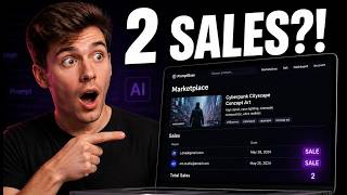 I Made 2 Sales on PromptBase With ONE AI Prompt Guide