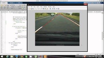 Lane detection using matlab