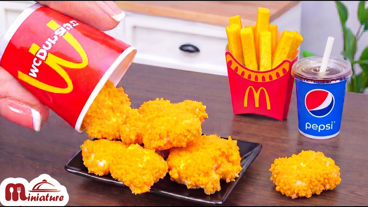 🍗 So Delicious Mini Chicken McNuggets & Fries Making Ideas | ASMR Cooking Mini Food