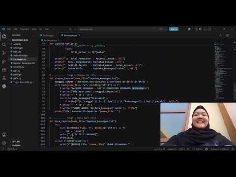 Sistem Manajemen Keuangan Sederhana dengan Python | Tugas Besar Algoritma Pemrograman