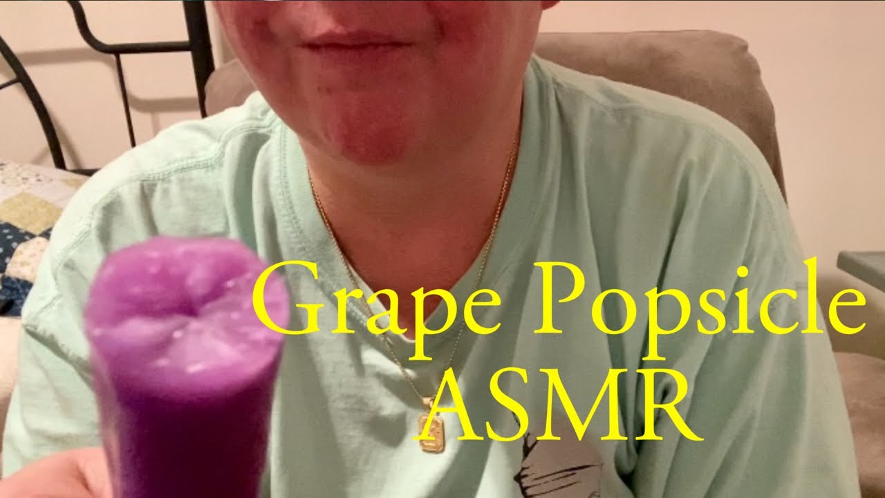 GRAPE POPSICLE ASMR 🍇 🍇