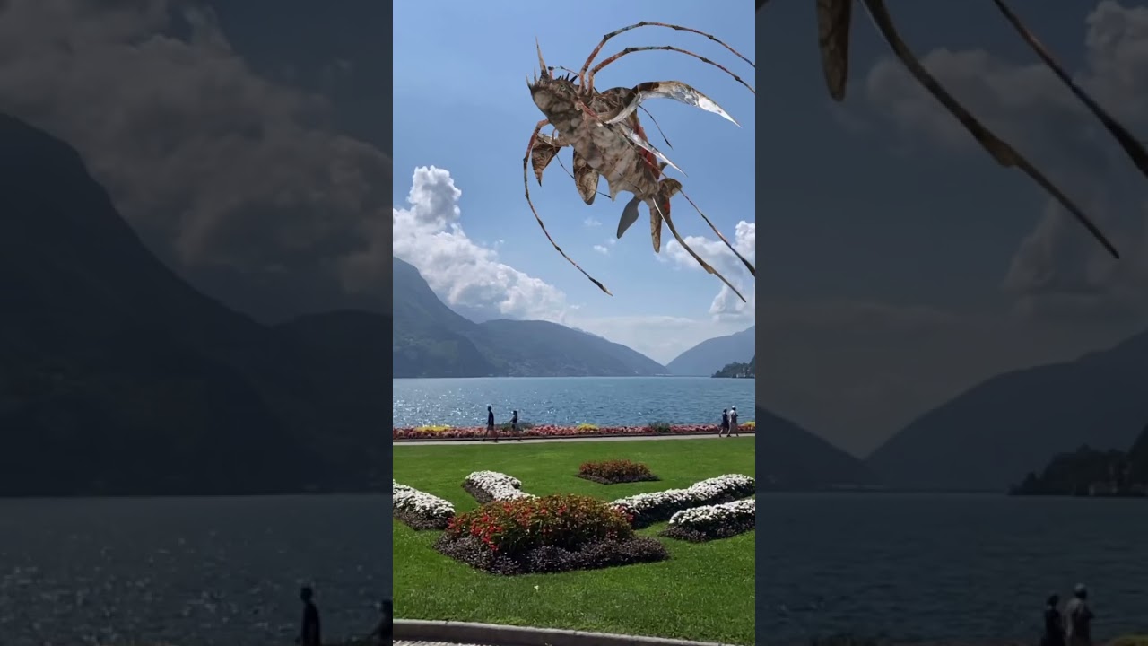 Lugano’s lake monster by Giavarini x Metagate on Over the Reality (AR)