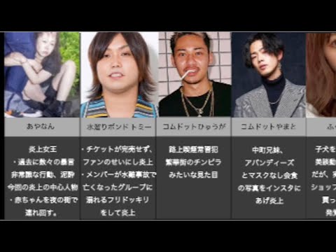 【炎上中】YouTuber飲み会参加者の日頃の行いまとめ