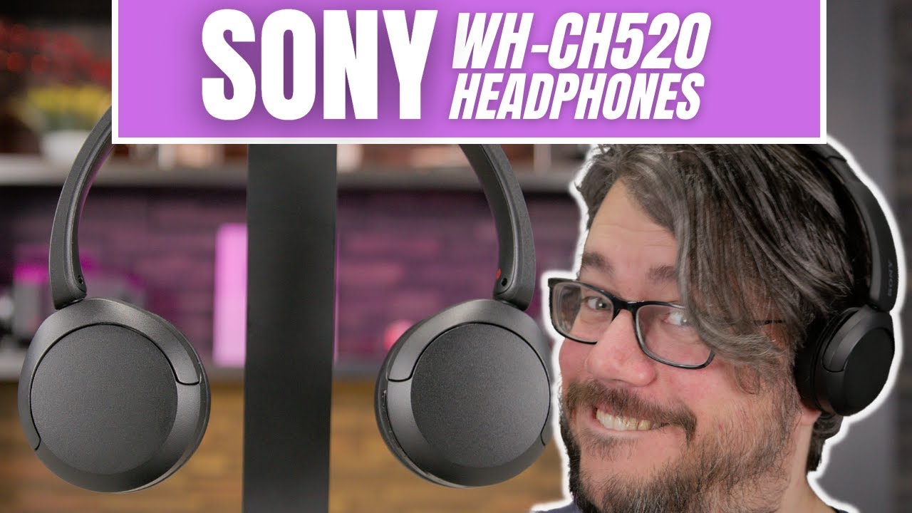  Sony WH-CH520 Wireless Headphones Bluetooth On-Ear