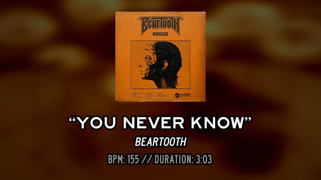 Drums Only: "You Never Know" - Beartooth