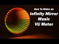 Infinity Mirror Music VU Meter Electronics Project using LM3915 IC