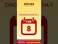 ⏳2 Days Left | DRONACHARYA - 1 Exam | FIITJEE DWARKA