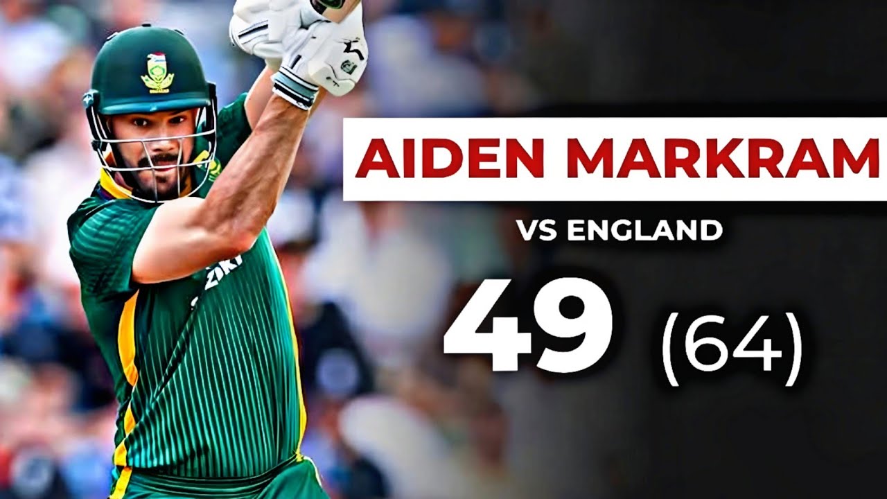 Aiden Markram 49(64) vs England | 2nd ODI 2025 Lord's | Extended Highlights | HD