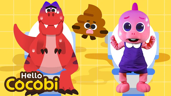 T-Rex Can't Go Potty! Dinosaur Songs for Kids | Dance Along & Nursery Rhymes | Hello Cocobi