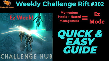 Diablo 3: NA Challenge Rift #302 - Quick & Easy Guide - Maps & Everything you need for a quick time!