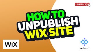 How to Unpublish WIX Site 2025