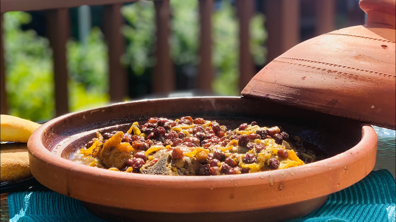 Voyage au Maroc à travers le succulent tajine de dinde 🦃 aux raisin sec 🤤🤤🤤🤤 YouTube