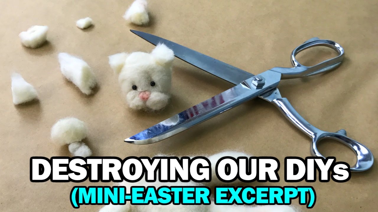 Easter Bunny Beheading - Destroying Our DIYs - Mini-Clip - Easter Bunny Beheading - Destroying Our DIYs - Mini-Clip