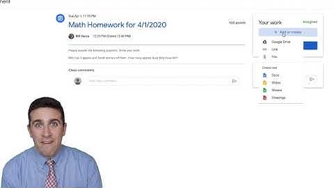How to Upload a Photo to a Google Classroom Assignment
