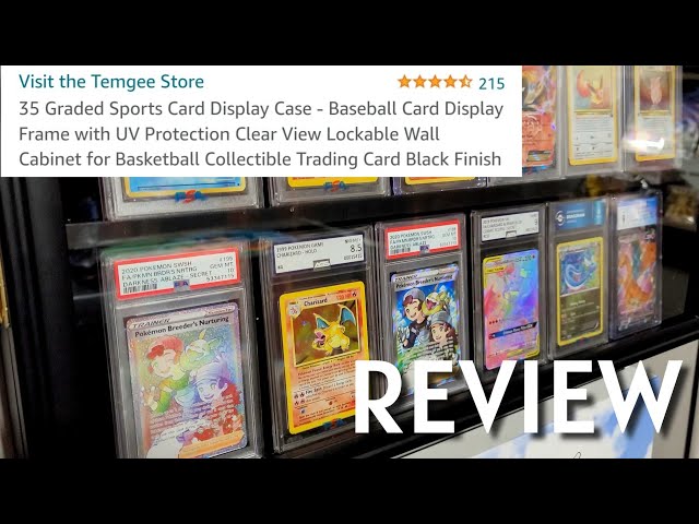 35 Graded Card Display Case Amazon Review! Sports Pokmon Yu-Gi-Oh PSA BGS  CGC AGS #review - YouTube