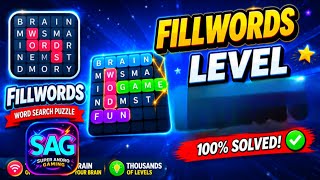 Full FILLWORDS Complete levels 1001 1050 all level solutions News