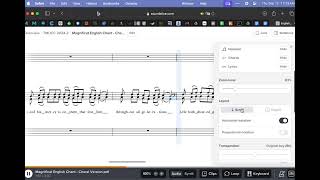 Soundslice Tutorial 9 - Further Menu Settings