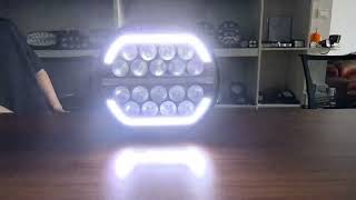 9 dual led Aux light with heated