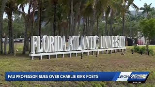 Florida Atlantic University professor sues over suspension following social media posts