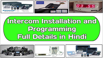 Intercom Installation in Hindi | Crystal Intercom System Installation | Building Intercom System.