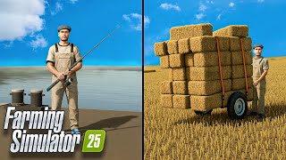I Started With Only A Fishing Rod. Farming Simulator 25