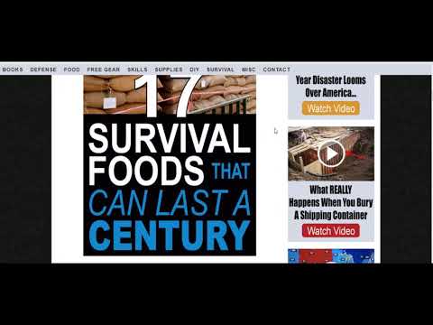 17 SURVIVAL FOODS THAT CAN LAST A "CENTURY" - 20 PLACES TO STORE FOOD IN A SMALL HOUSE.