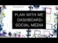 Plan With Me | March 21-27 | Happy Planner | Social Media | Dashboard Layout