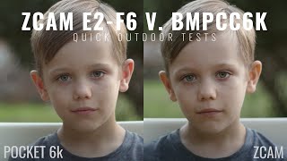 Zcam E2-F6 V. Blackmagic Pocket 6K - Image Quality Comparisons